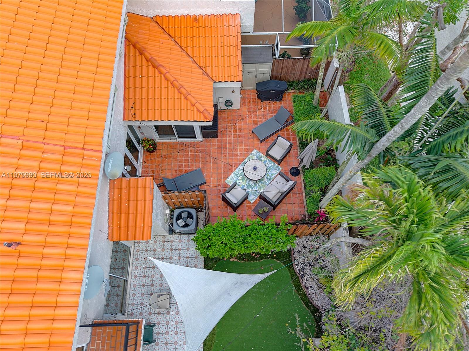 10978 Southwest 75th Terrace Miami, FL 33173 - Photo 32 of 34 an aerial view of residential houses with outdoor space and street view