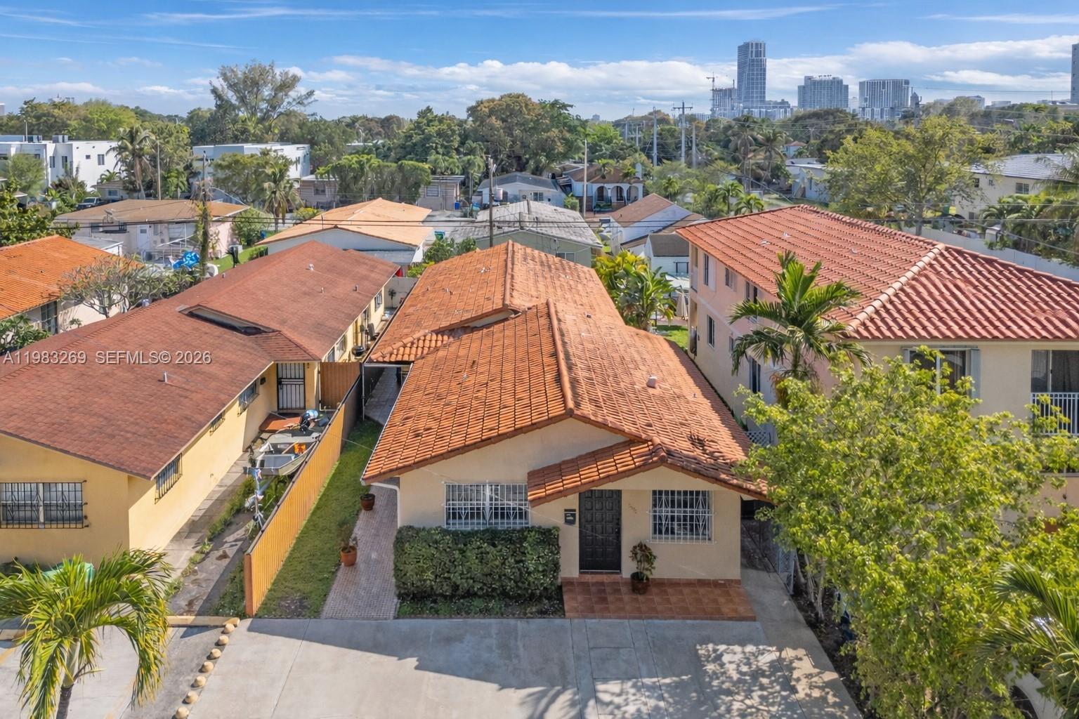 3572 Southwest 25th Street Miami, FL 33133 - Photo 16 of 18 a aerial view of a house