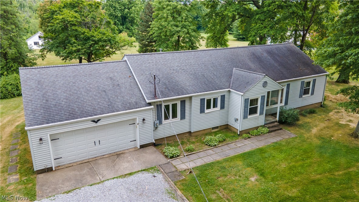 146 West Howe Road Tallmadge, OH 44278 - Photo 3 of 29 Drone shot of the front exterior
