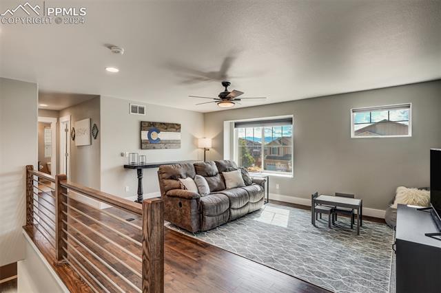 2085 Reed Grass Way Colorado Springs, CO 80915 - Photo 18 of 25 Large loft upstairs with Pergo floors.
