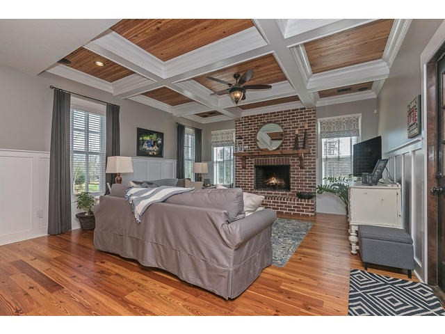 415 Dickeys Br Road Appling, GA 30802 - Photo 18 of 69 Family Room With Coffered Ceilings