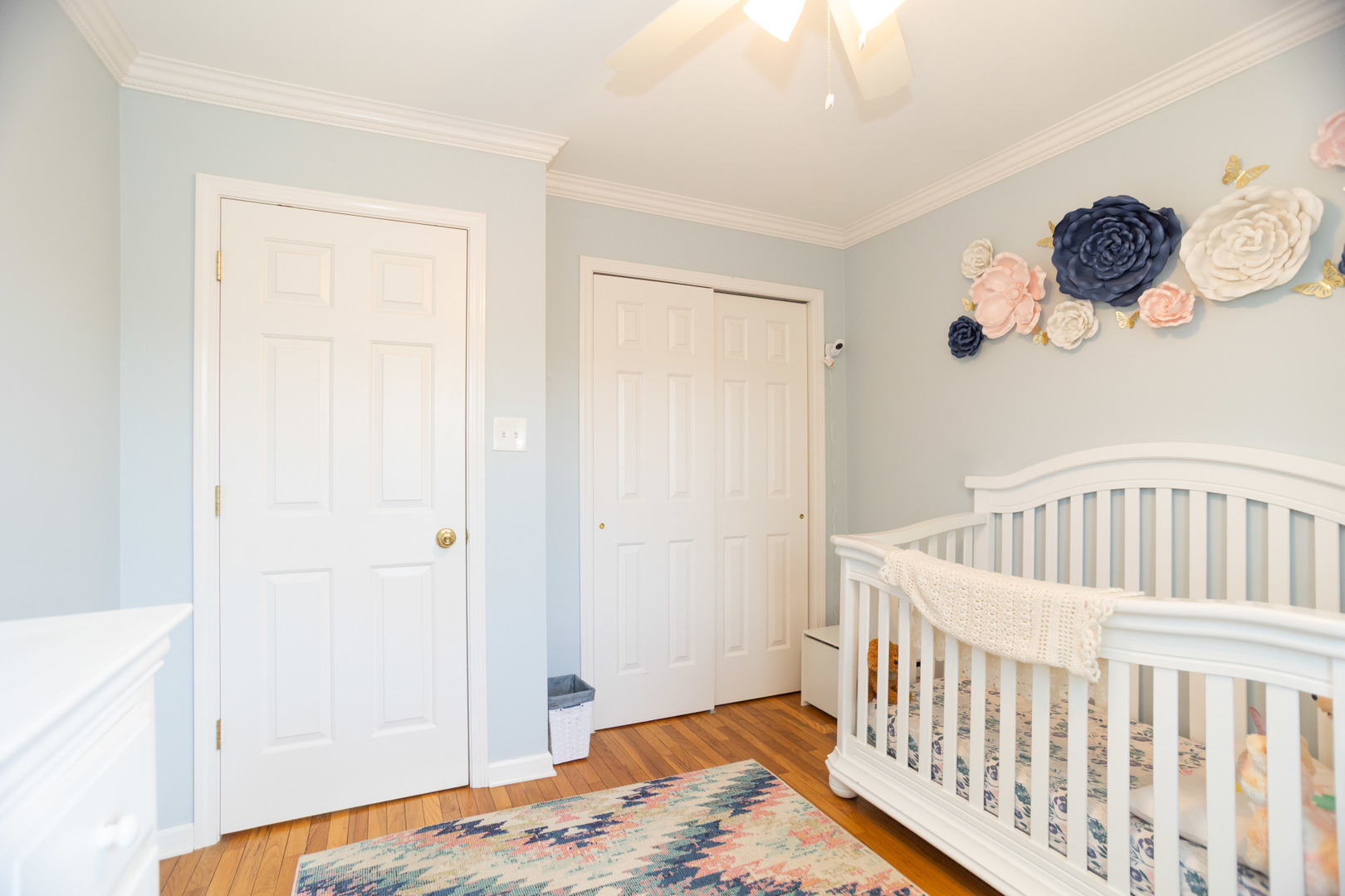 1485 Devonshire Lane Hoffman Estates, IL 60169 - Photo 14 of 27 a bedroom with a bed and wooden floor