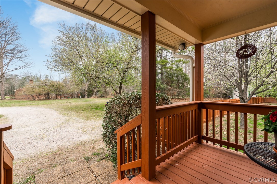 2810 Quaker Road Quinton, VA 23141 - Photo 4 of 38 a view of balcony and wooden floor