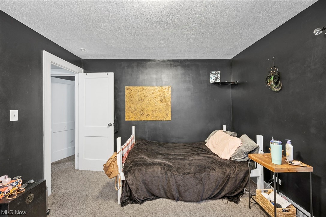 3305 Kildare Road Cleveland, OH 44118 - Photo 29 of 33 Bedroom with light colored carpet and a textured ceiling