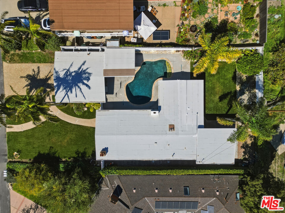26 Packet Road Rancho Palos Verdes, CA 90275 - Photo 34 of 40 an aerial view of a house with a yard and large tree