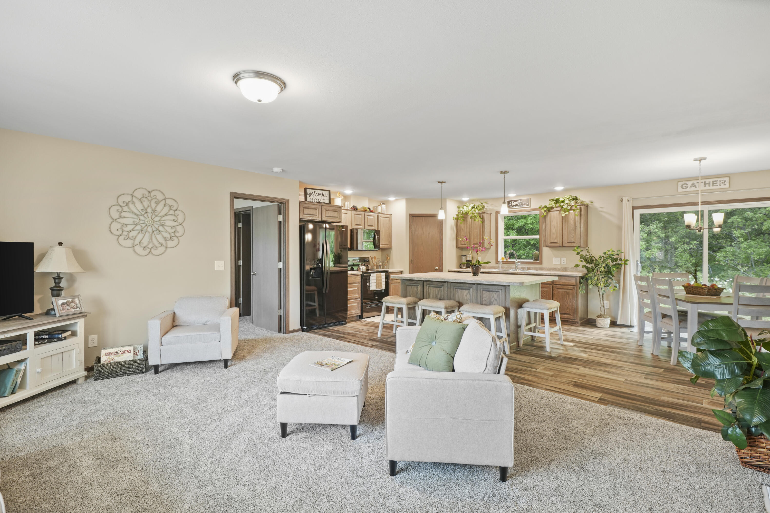 1296 Bluff Road Whitewater, WI 53190 - Photo 3 of 17 Open Concept