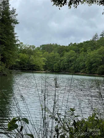 a view of a lake with outdoor space