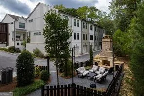 a view of balcony with patio