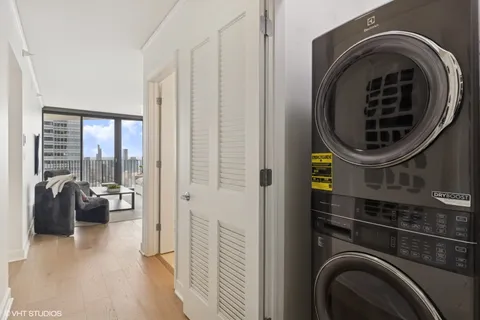 a close view of utility room