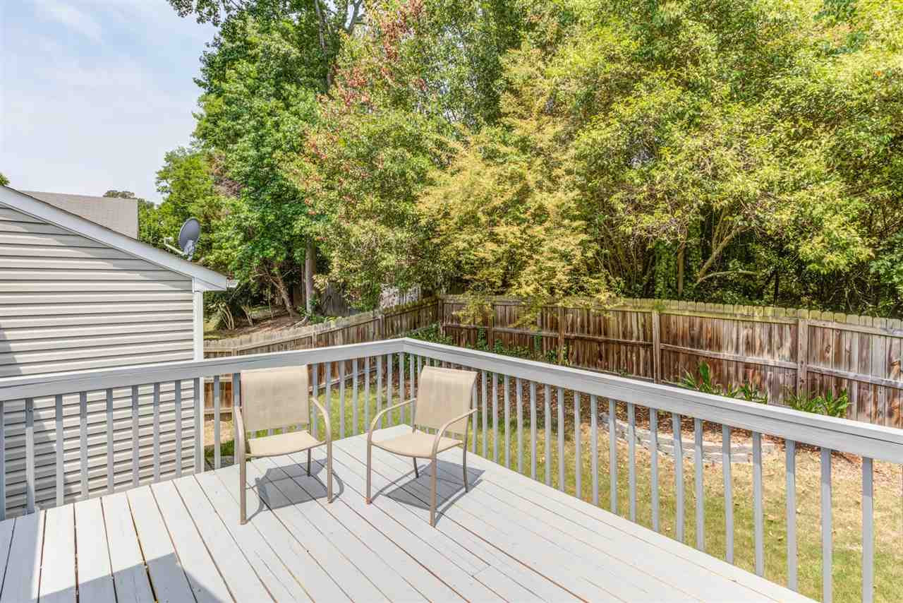 3505 Streams Of Fields Drive Raleigh, NC 27604 - Photo 28 of 28 Perfect place to enjoy a cool beverage and privacy! Private Deck