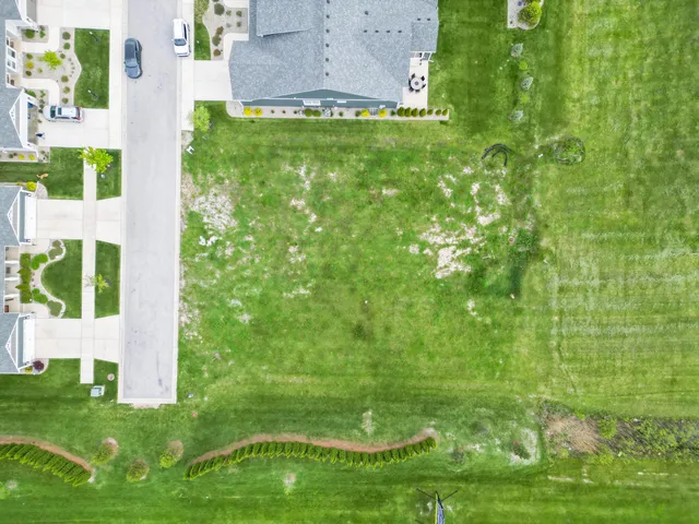 a view of backyard with garden
