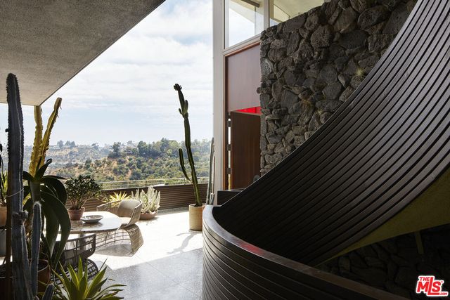 a view of balcony and patio