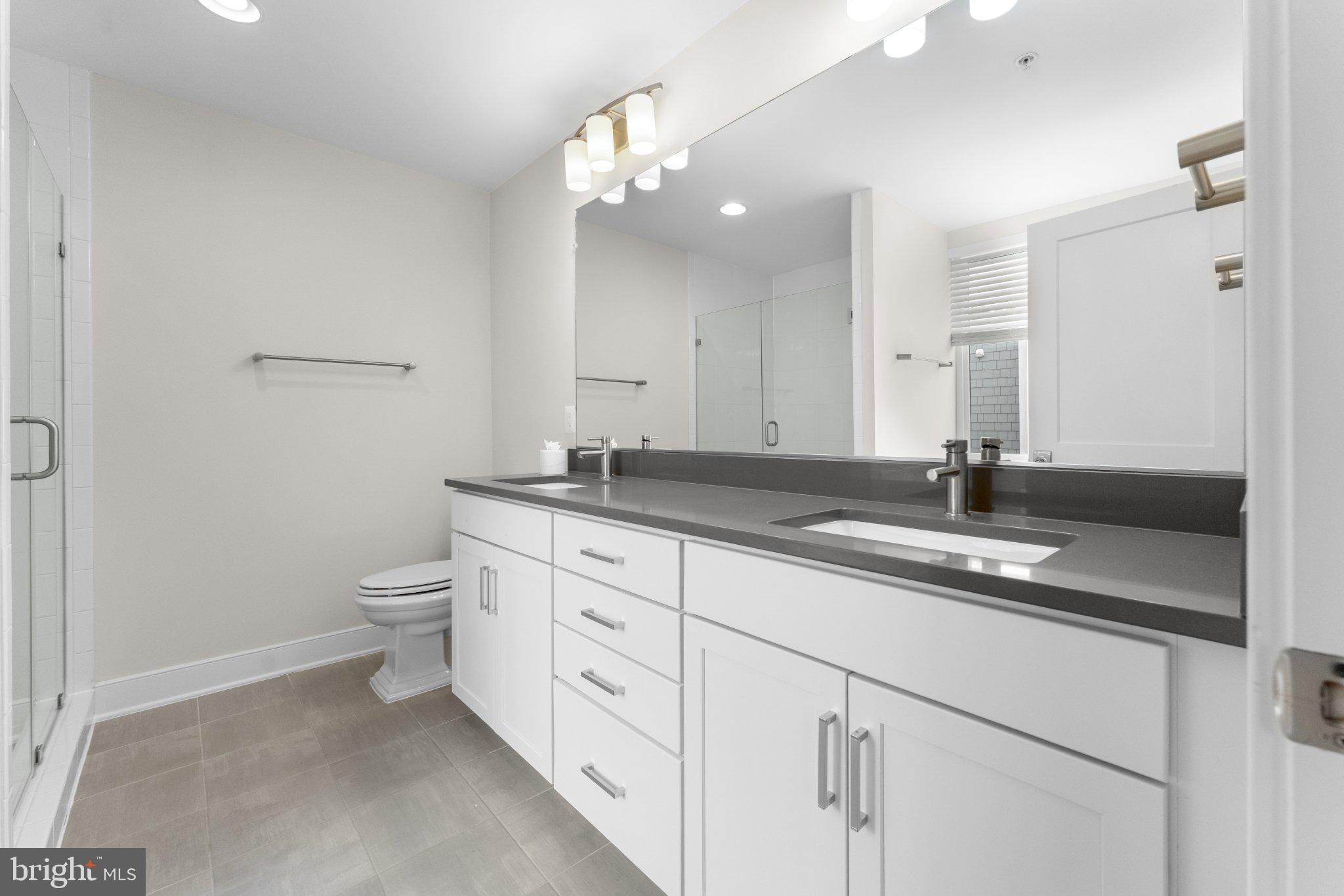 2827 24th Road South Arlington, VA 22206 - Photo 38 of 48 Sleek modern bathroom with elegance.