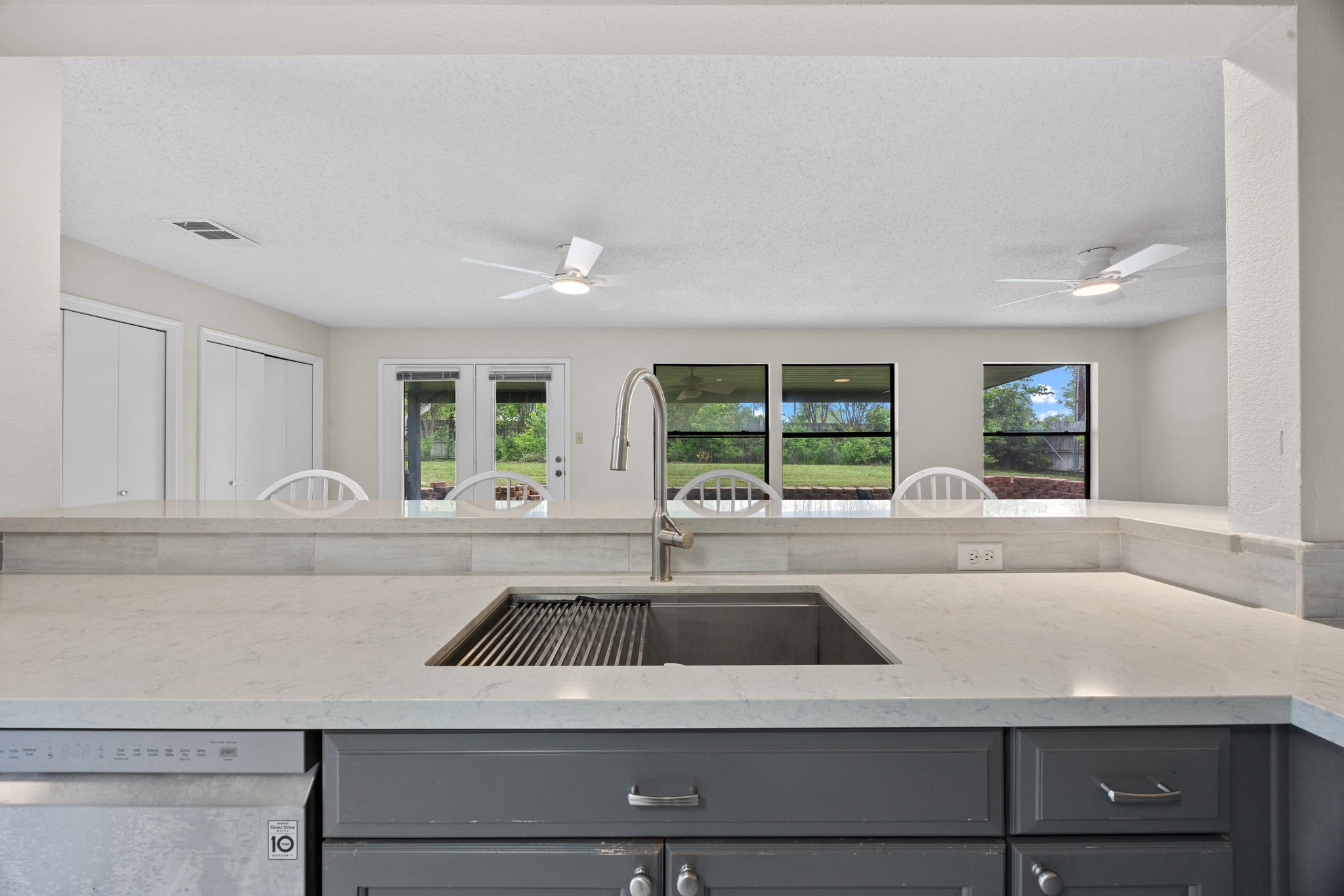 1000 West Noton Street Pflugerville, TX 78660 - Photo 15 of 35 a kitchen with a sink and large window