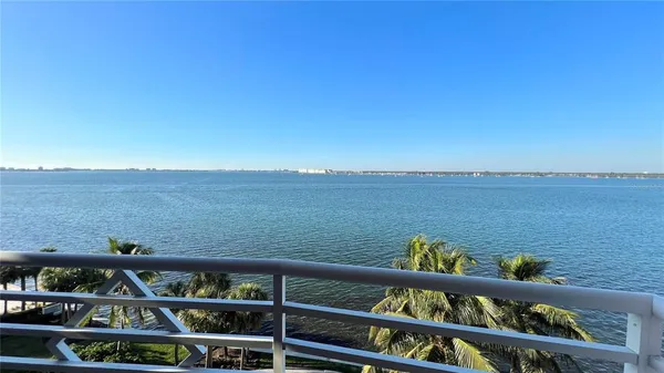a view of swimming pool with a garden