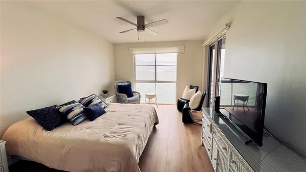 a bathroom with double sink and mirror
