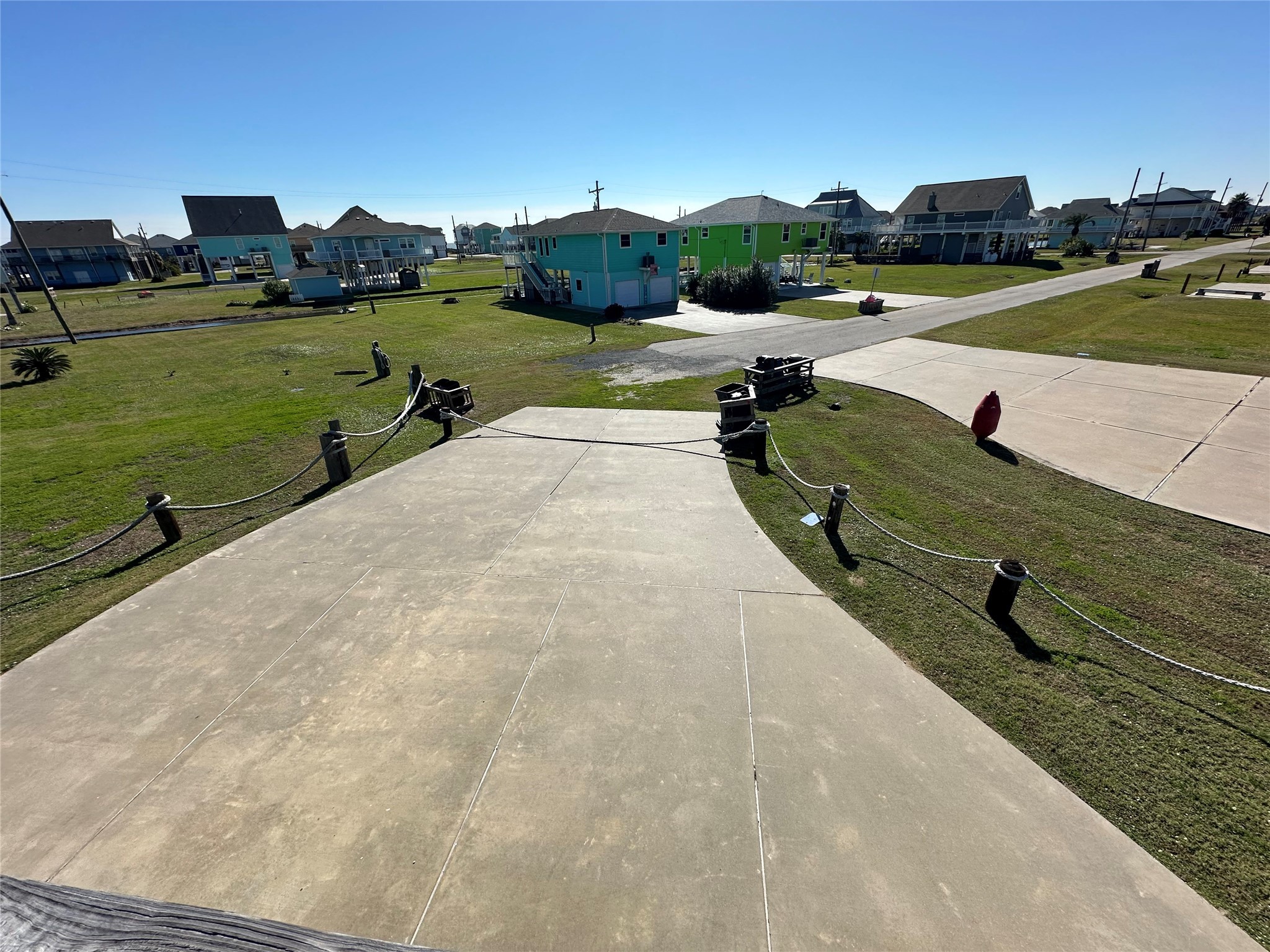 2429 Sand Castle Crystal Beach, TX 77650 - Photo 14 of 46 a view of a lake with a yard
