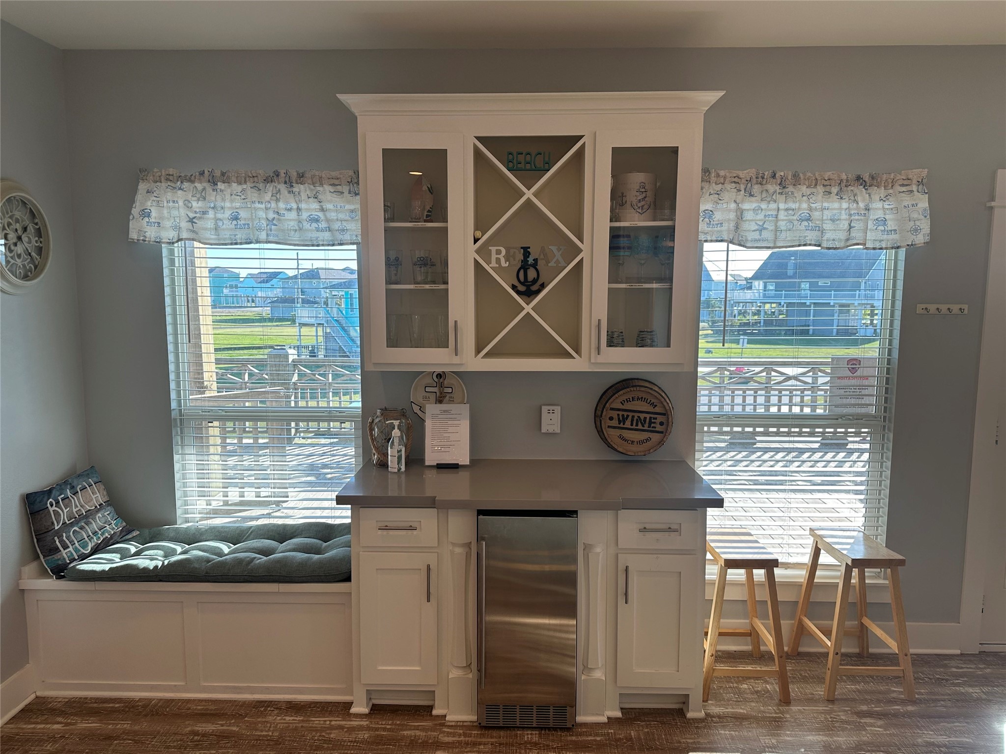 2429 Sand Castle Crystal Beach, TX 77650 - Photo 27 of 46 a kitchen with a stove and a window
