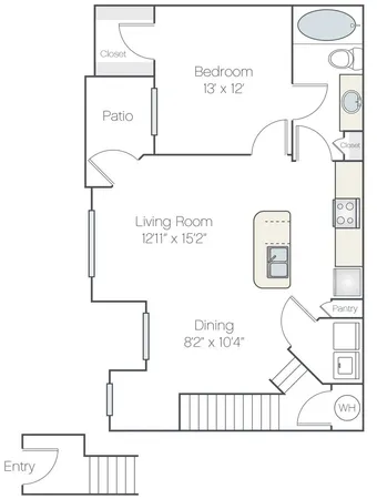 $1,190 | 8515 Interstate 35, Unit 17239, Austin, TX 78744