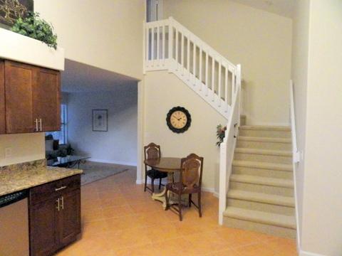 Breakfast nook and Stairwell to Master