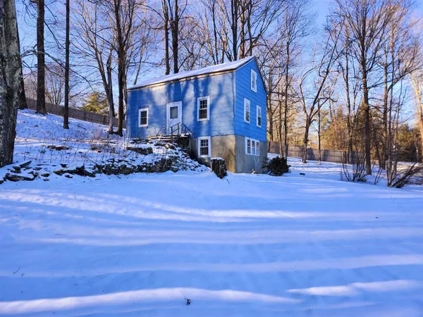 a view of road with covered with snow