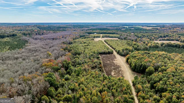 a view of a city with an ocean