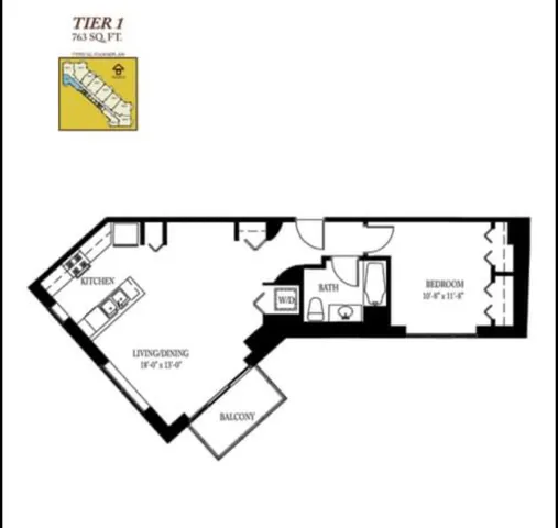 $2,050 | 1600 South Indiana Avenue, Unit 501, Chicago, IL 60616