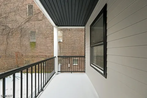 a view of a balcony