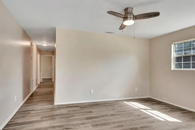 wooden floor in an empty room