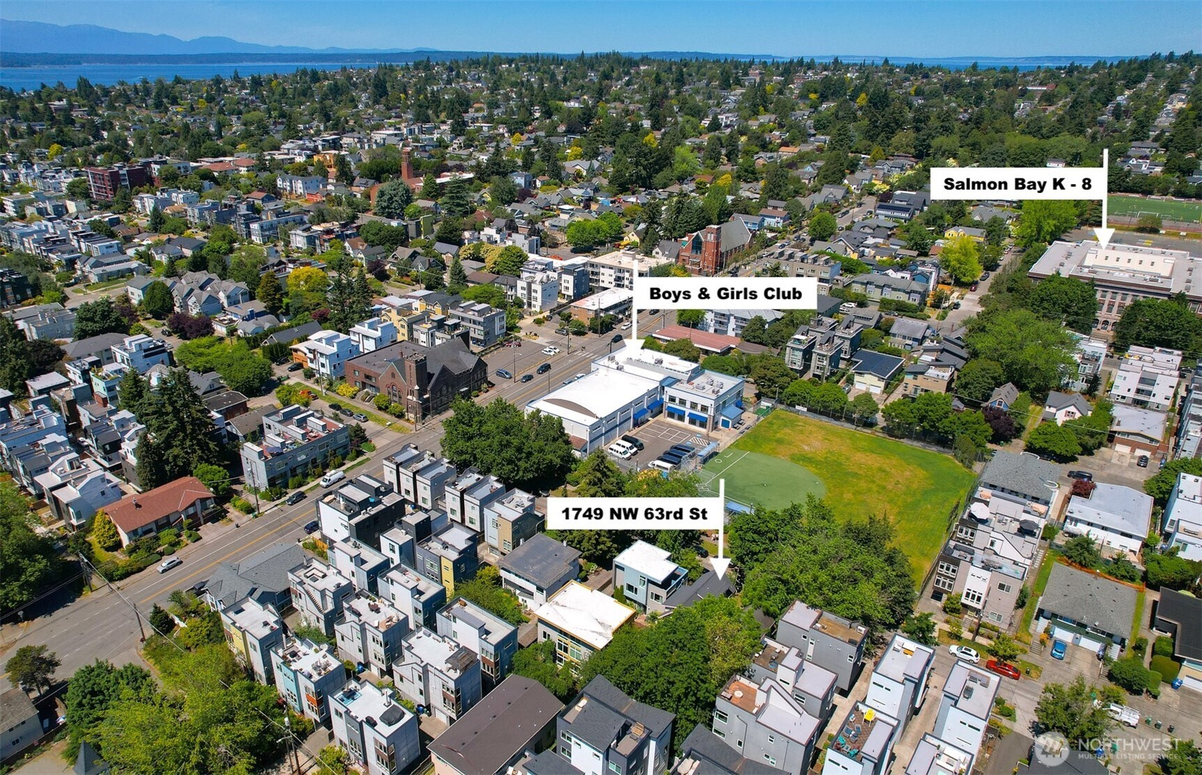 1749 Northwest 63rd Street Seattle, WA 98107 - Photo 39 of 40 an aerial view of multiple house