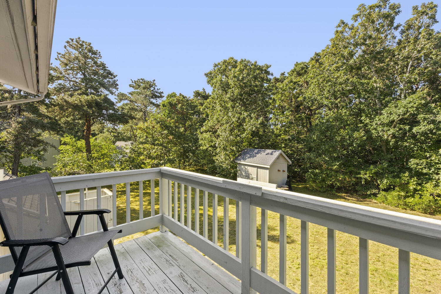 8 Court Street Edgartown, MA 02539 - Photo 14 of 17 a view of a two chair in the balcony