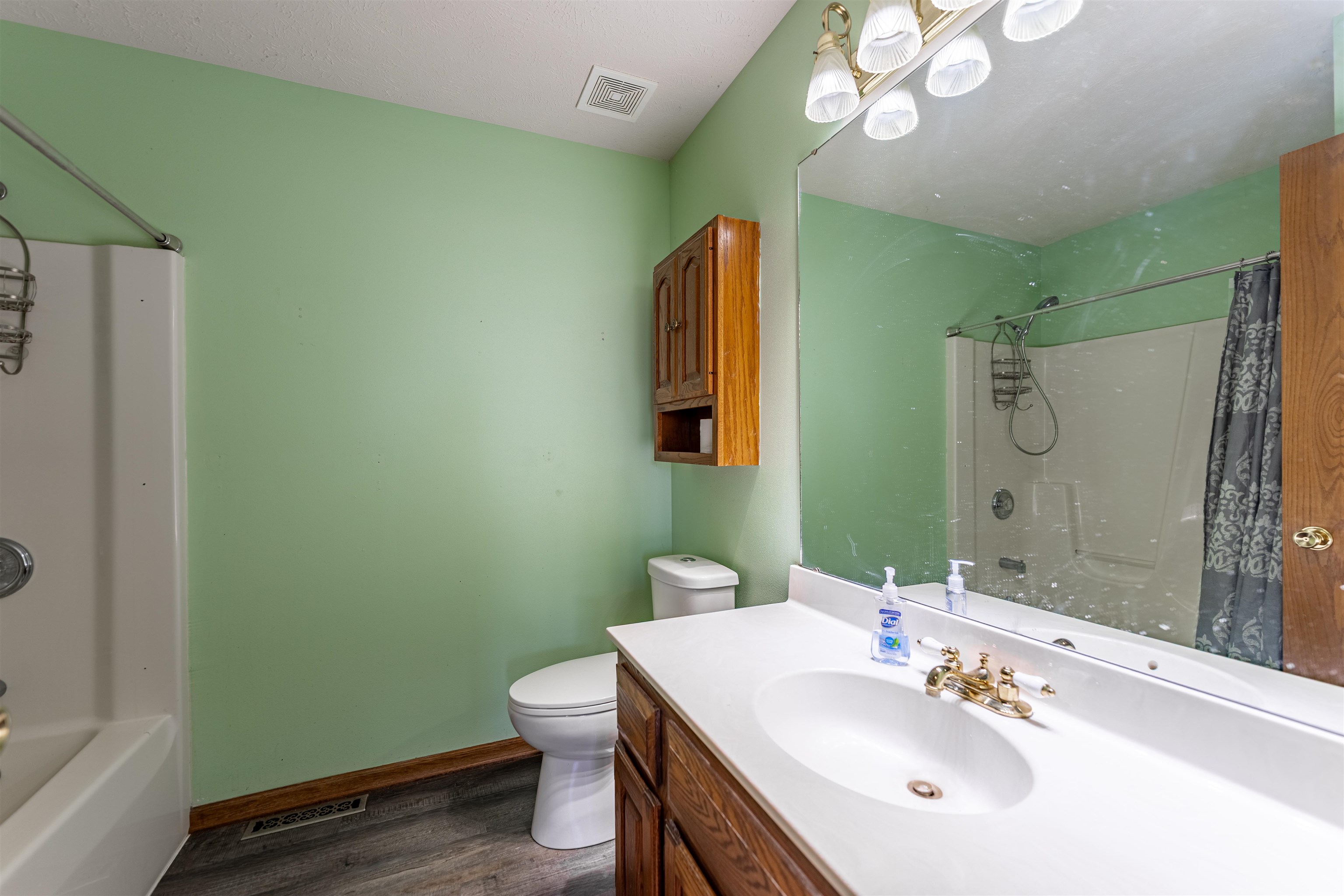 1726 Baintree Road Lake Summerset, IL 61019 - Photo 16 of 39 a bathroom with a sink a toilet and a mirror