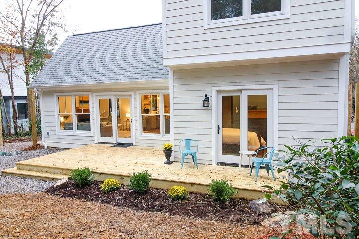 1007 South Person Street Raleigh, NC 27601 - Photo 23 of 25 Spacious deck overlooks your HUGE backyard.