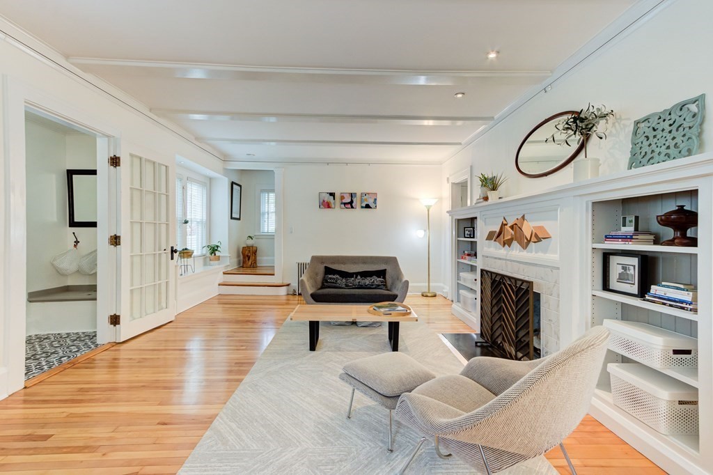 109 Morningside Road Worcester, MA 01602 - Photo 6 of 42 a living room with furniture and a fireplace
