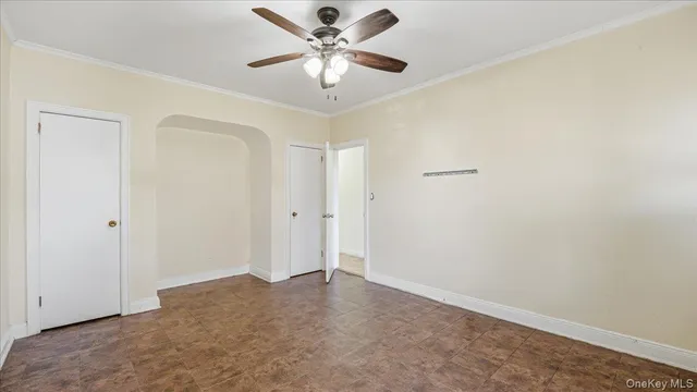 a view of a big room with carpet