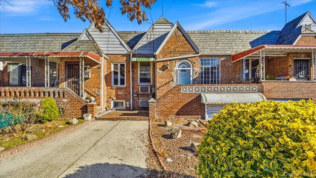 front view of a house with a porch