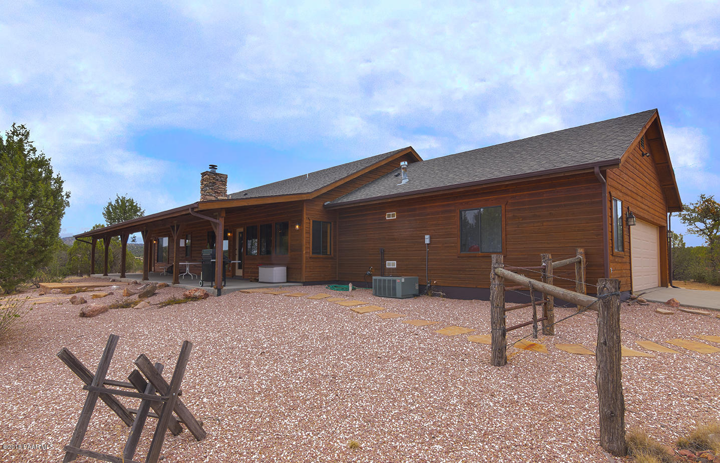 7600 Dillon Wash Road Prescott, AZ 86305 - Photo 28 of 35 a house view with a backyard space