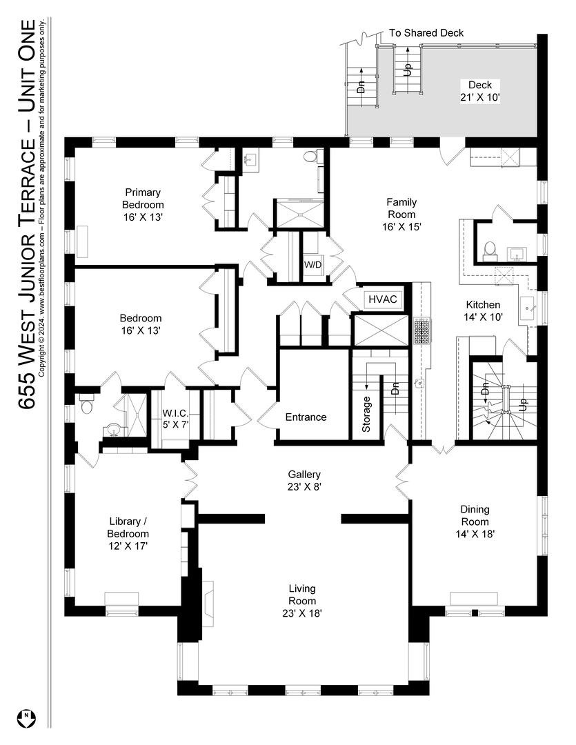 655 West Junior Terrace, Unit 1 Chicago, IL 60613 - Photo 24 of 24 a picture of a counter top space
