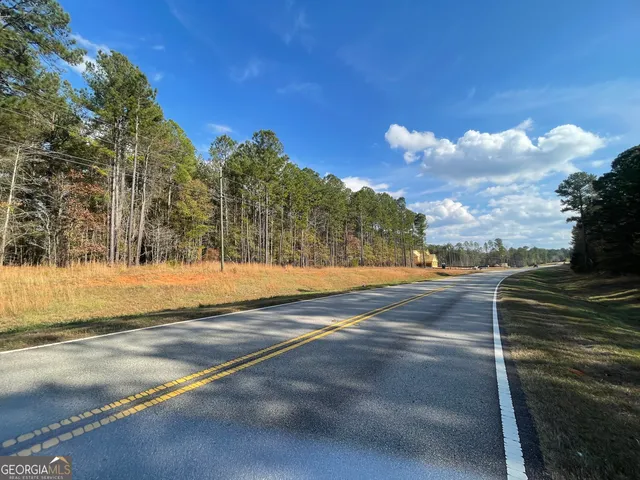 a view of a city with lots of trees