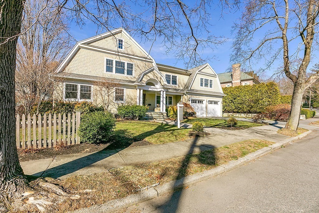 37 Gould Road Newton, MA 02468 - Photo 2 of 29 front view of a house with a yard