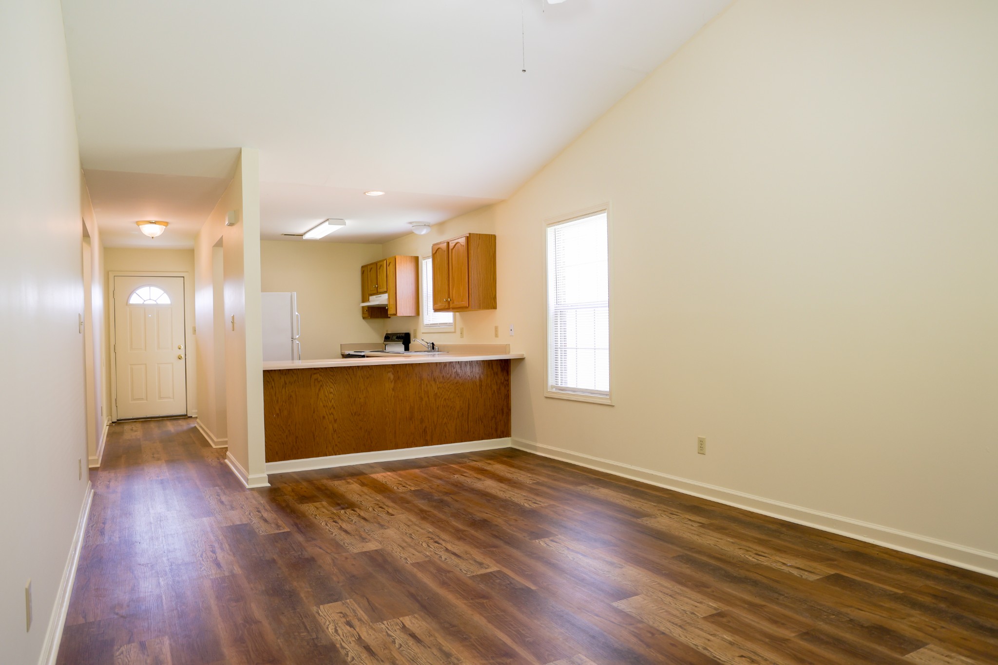 128 Bruce View Circle Hopkinsville, KY 42240 - Photo 5 of 13 a view of a kitchen with wooden floor and a sink
