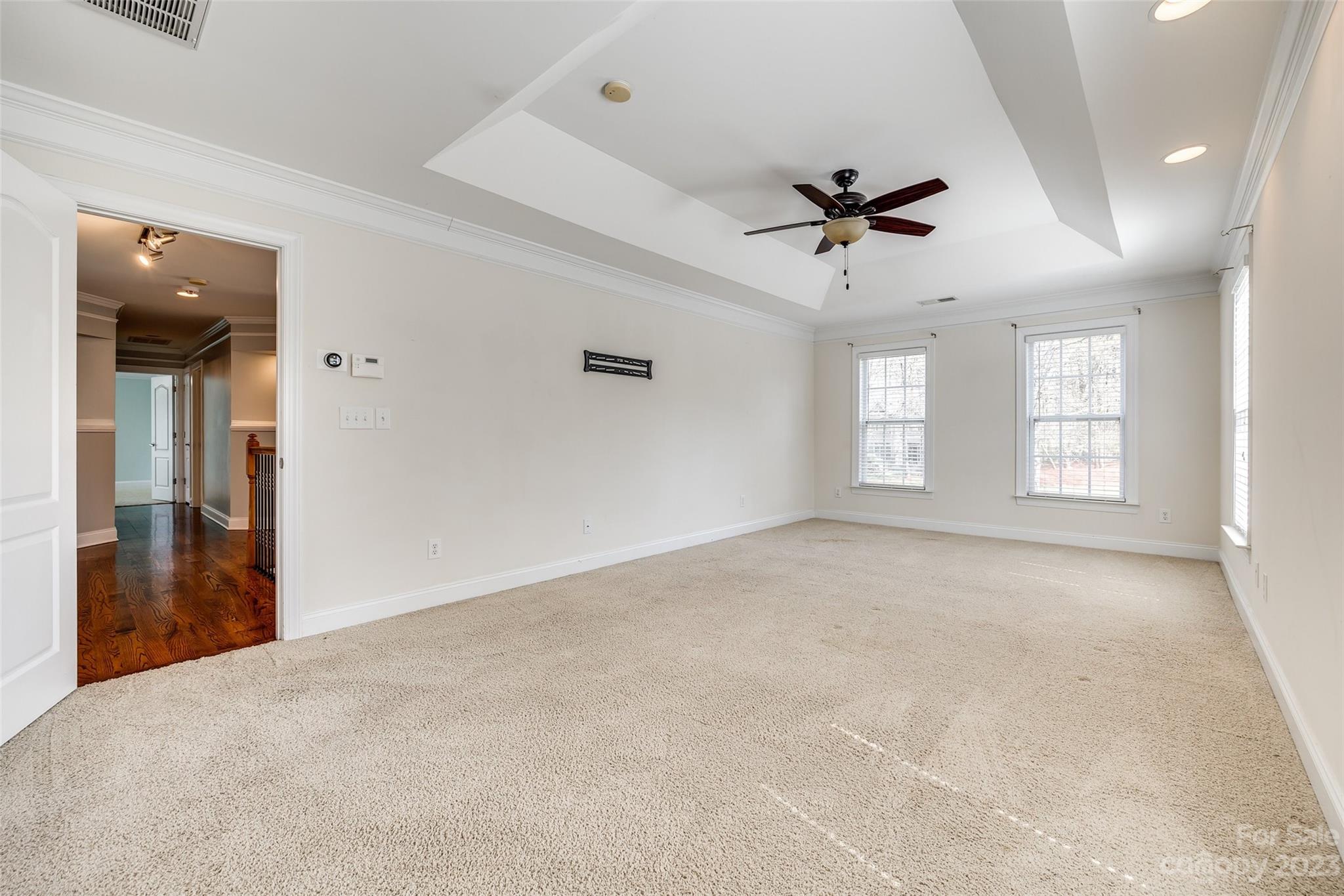 16420 Woolwine Road Charlotte, NC 28278 - Photo 8 of 41 wooden floor in an empty room with a window