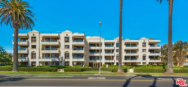 a front view of a building with street view