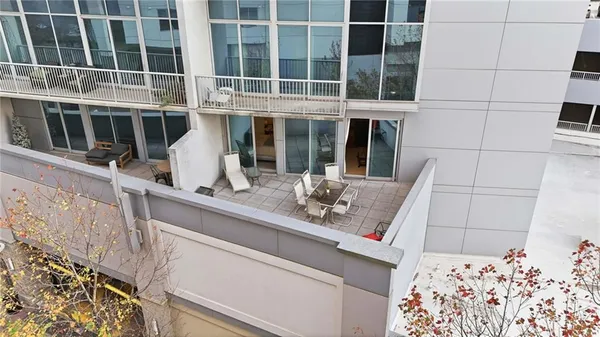 a view of roof deck
