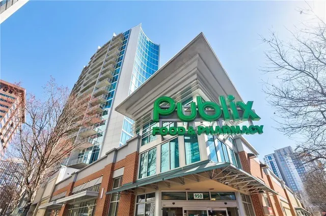 a car parked in front of a building