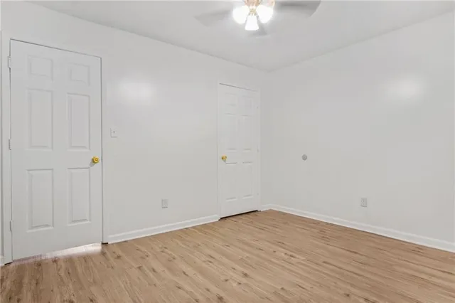 wooden floor in an empty room