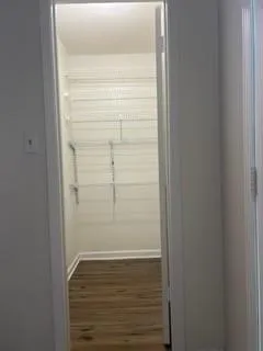 a view of walk in closet