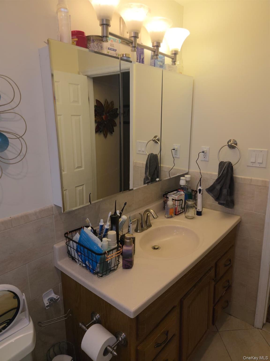 131 Ethel Street Valley Stream, NY 11580 - Photo 11 of 18 a bathroom with a sink and a toilet