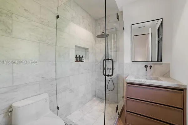 a view of swimming pool with a yard