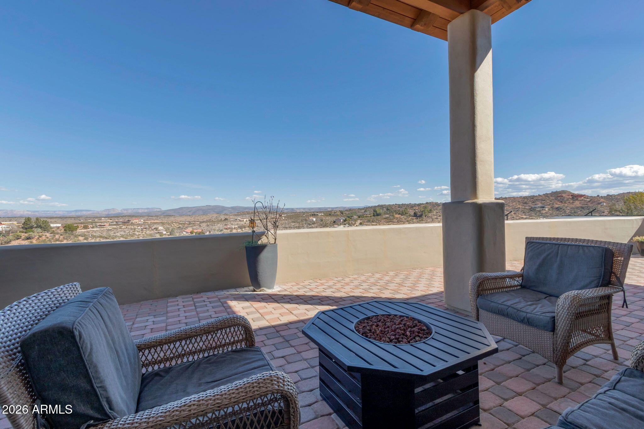 2550 South Tissaw Road Cornville, AZ 86325 - Photo 34 of 37 Exterior_Fire Table